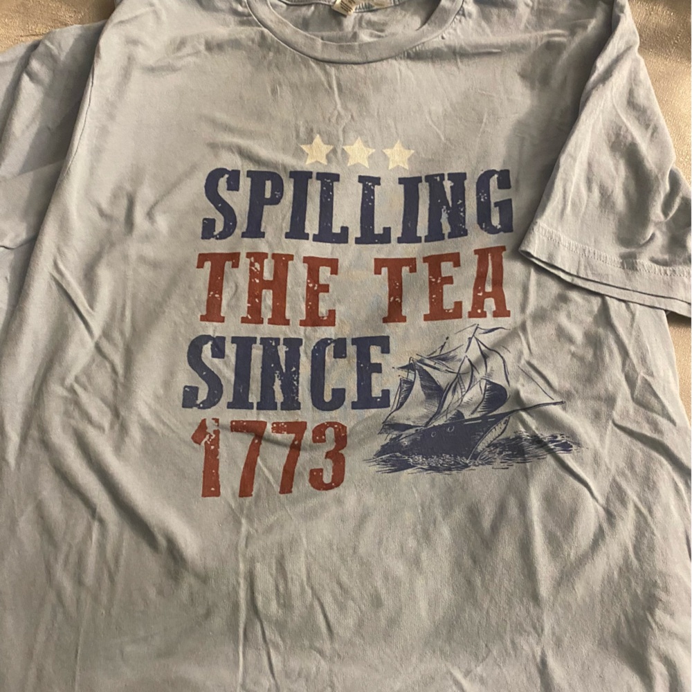 How fun is this Belle Canvas Tee? NWOT! XL